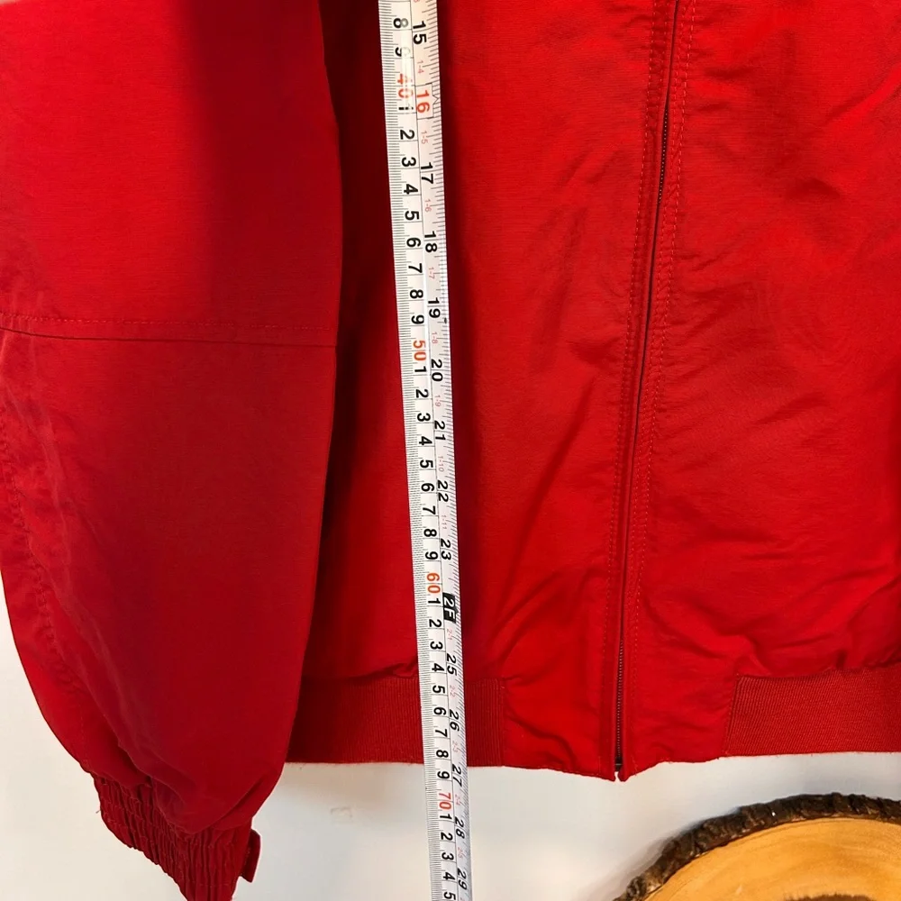 Tommy Hilfiger Water-Resistant Hooded Regatta Red‎ Jacket Men’s Size XL